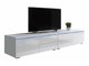 Meuble TV Hortus (Blanc + Blanc brillant)