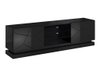 Meuble TV Linar I (Noir + Noir brillant)