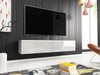 Meuble TV Sarasota 120 (Blanc + Blanc brillant)