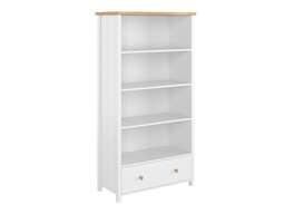 Étagère Romelbo 142 (Blanc + Chêne)