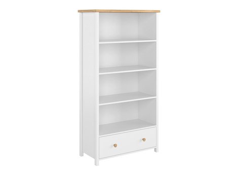 Étagère Romelbo 142 (Blanc + Chêne)