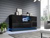 Buffet Charlotte 186 (Noir + Noir brillant)