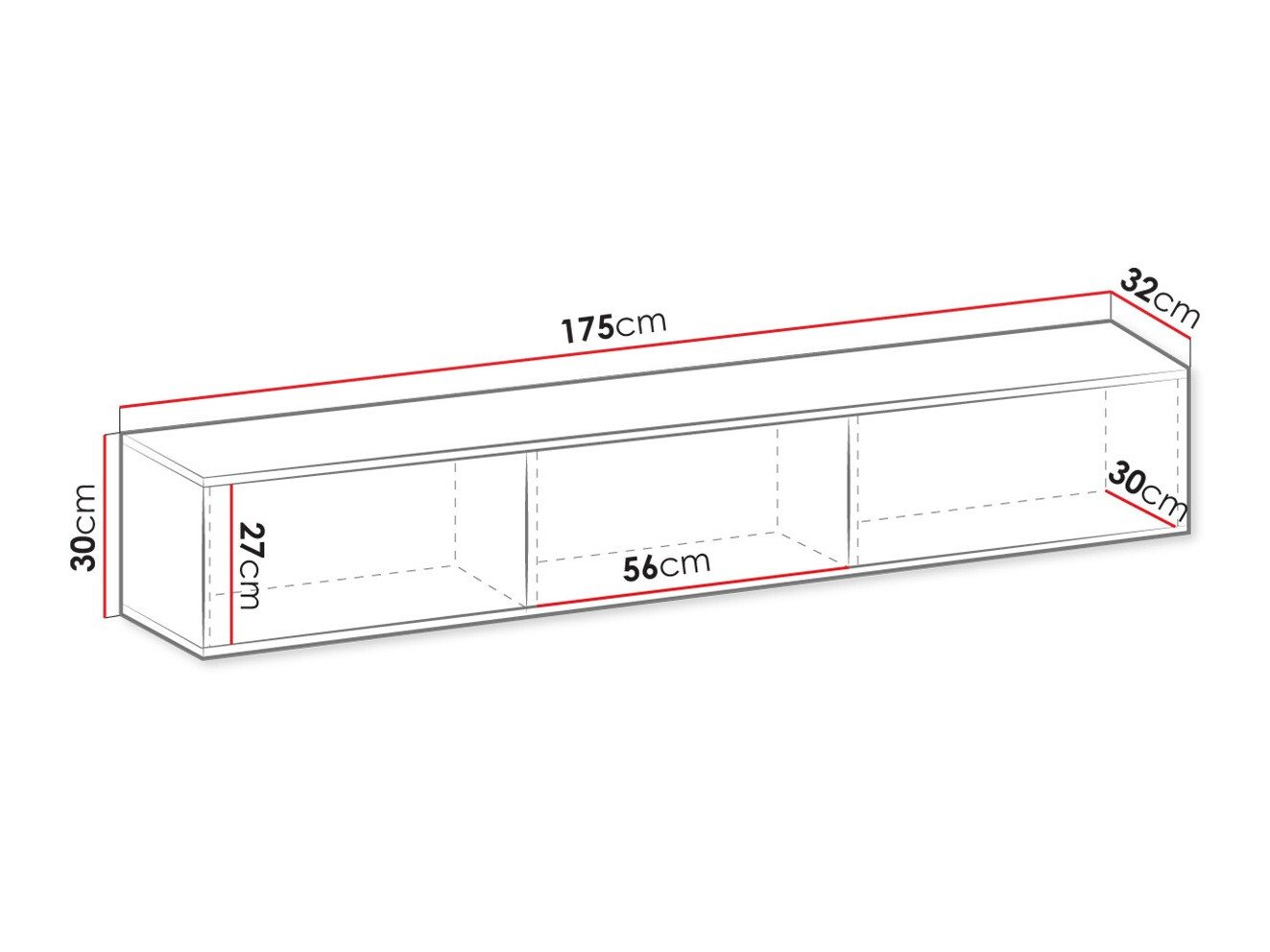 Meuble TV Felduno 100 (Crème + Doré)