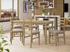 Salle à manger complète Victorville 261 (Sonoma chêne)