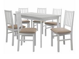 Salle à manger complète Victorville 264 (Blanc)