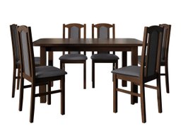 Salle à manger complète Victorville 273 (Noix)