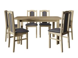 Salle à manger complète Victorville 273 (Sonoma chêne)