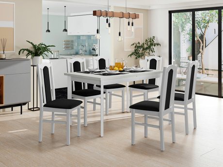 Salle à manger complète Victorville 277 (Blanc)