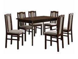 Salle à manger complète Victorville 277 (Noix)