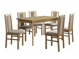Salle à manger complète Victorville 277 (Sonoma chêne)