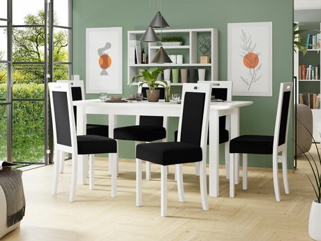 Salle à manger complète Victorville 278 (Blanc)