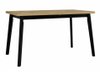 Salle à manger complète Victorville 292 (Chêne Artisan + Noir)