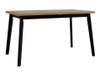 Salle à manger complète Victorville 292 (Grandson chêne + Noir)