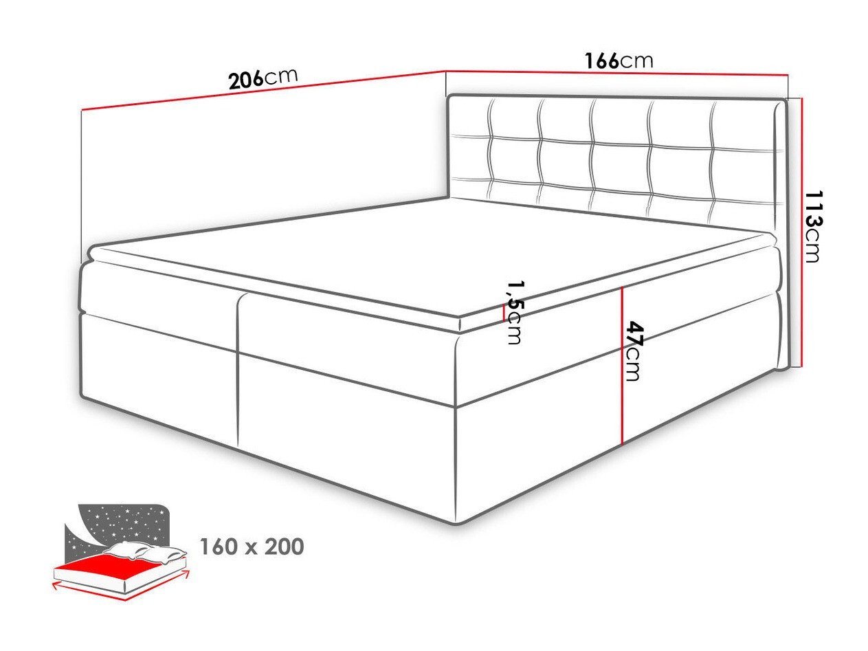 Lit boxspring Comfivo Gaudens (Kronos 29)