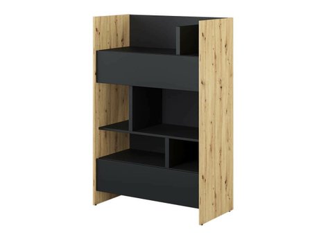 Étagère Concept Pro Lenart IX (Chêne Artisan + Noir)