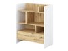 Étagère Concept Pro Lenart Levfere 149 (Blanc + Chêne Artisan)