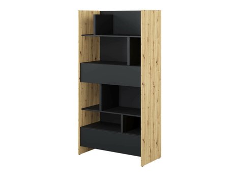 Étagère Concept Pro Lenart XI (Chêne Artisan + Noir)