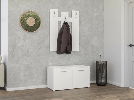Meuble d'entrée Torsalo 105 (Blanc)
