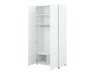 Armoire Concept Pro Lenart (Blanc brillant + Blanc)