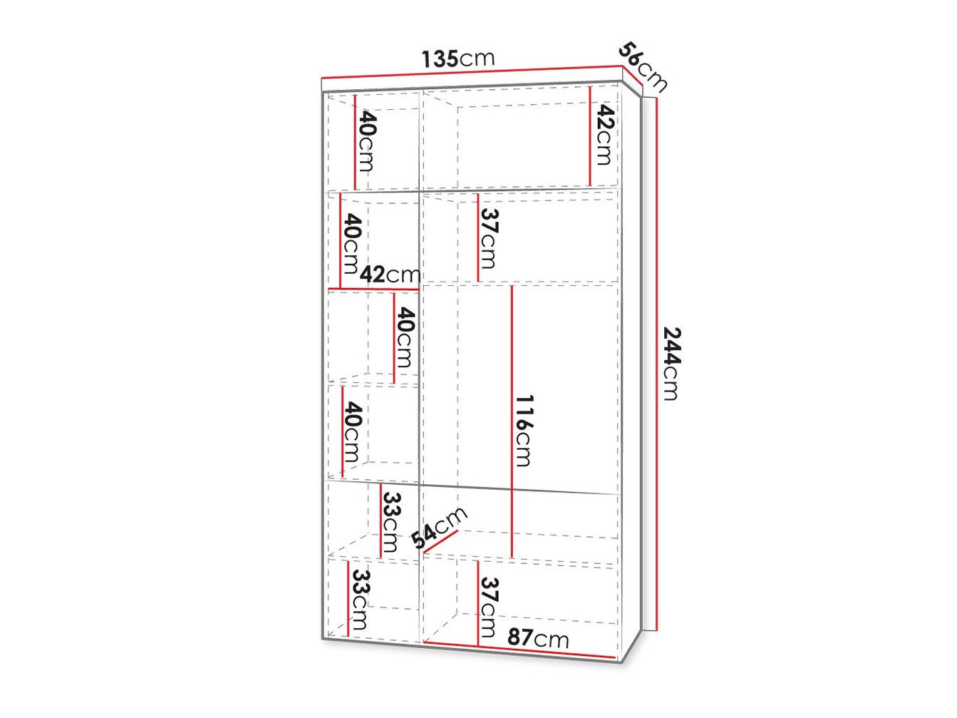 Armoire Dicto I (Blanc)