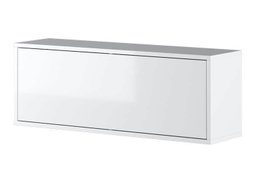 Armoire murale Concept Pro Lenart II (Blanc brillant + Blanc)