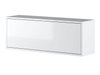 Armoire murale Concept Pro Lenart II (Blanc brillant + Blanc)