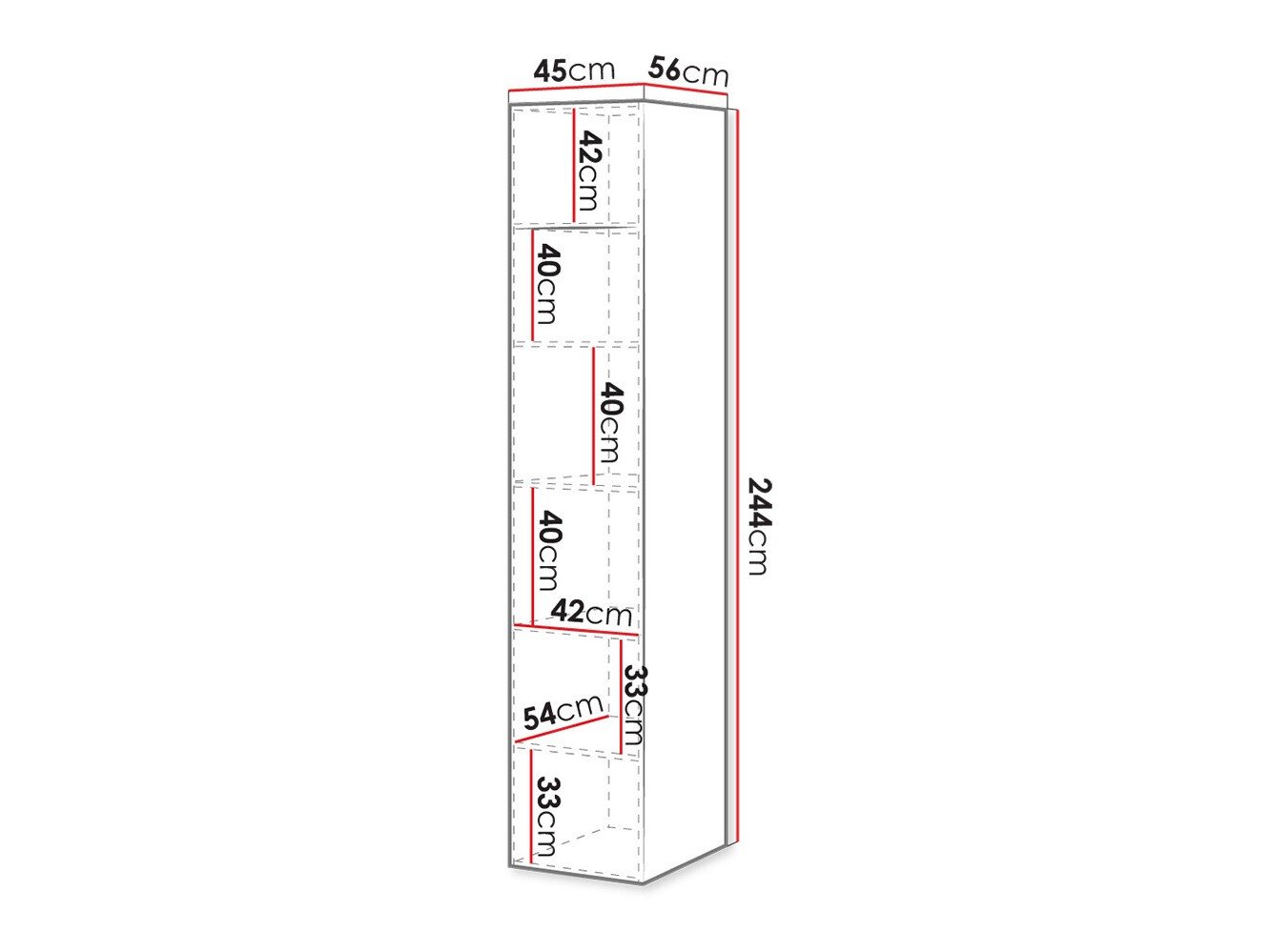 Étagère Dicto II (Blanc)
