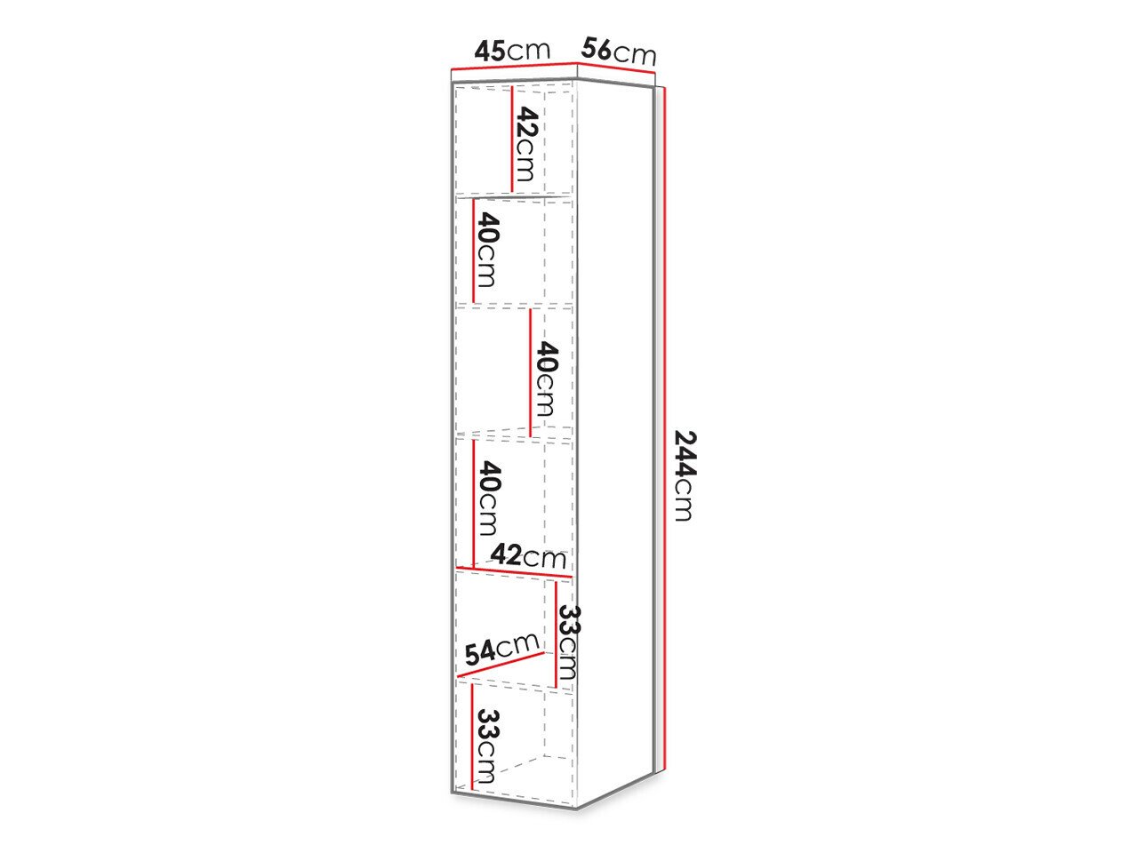 Étagère Dicto II (Noir)
