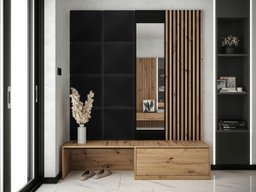 Meuble d'entrée Hartford 322 (Chêne Artisan + Manila 18)