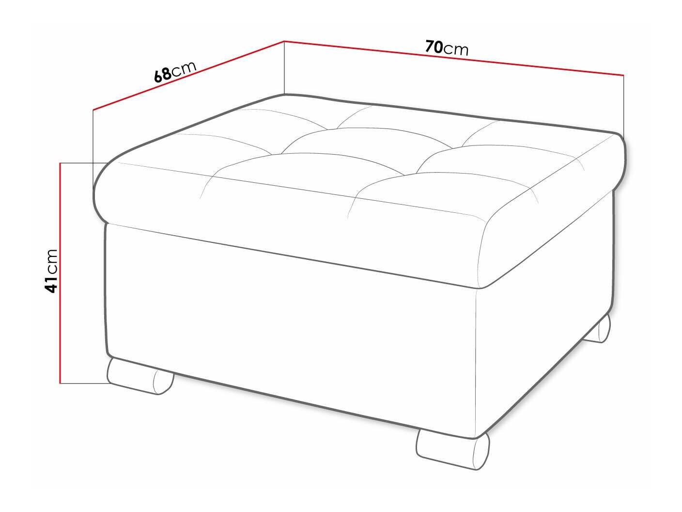 Pouf Comfivo Gemma (Horton 204.10)