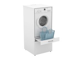 Colonne de salle de bain Novdele 102 (Blanc)