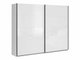 Armoire Fivale 124 (Blanc brillant + Blanc)