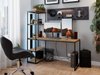 Bureau Oswego 107 (Marron + Noir)