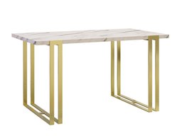 Table Comfivo Sors (Blanc Marmuro + Doré)