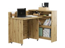 Bureau d'angle Concept Pro Lenart II (Chêne Artisan)