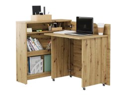 Bureau d'angle Concept Pro Lenart II (Chêne Artisan)