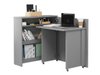 Bureau d'angle Concept Pro Lenart II (Gris)