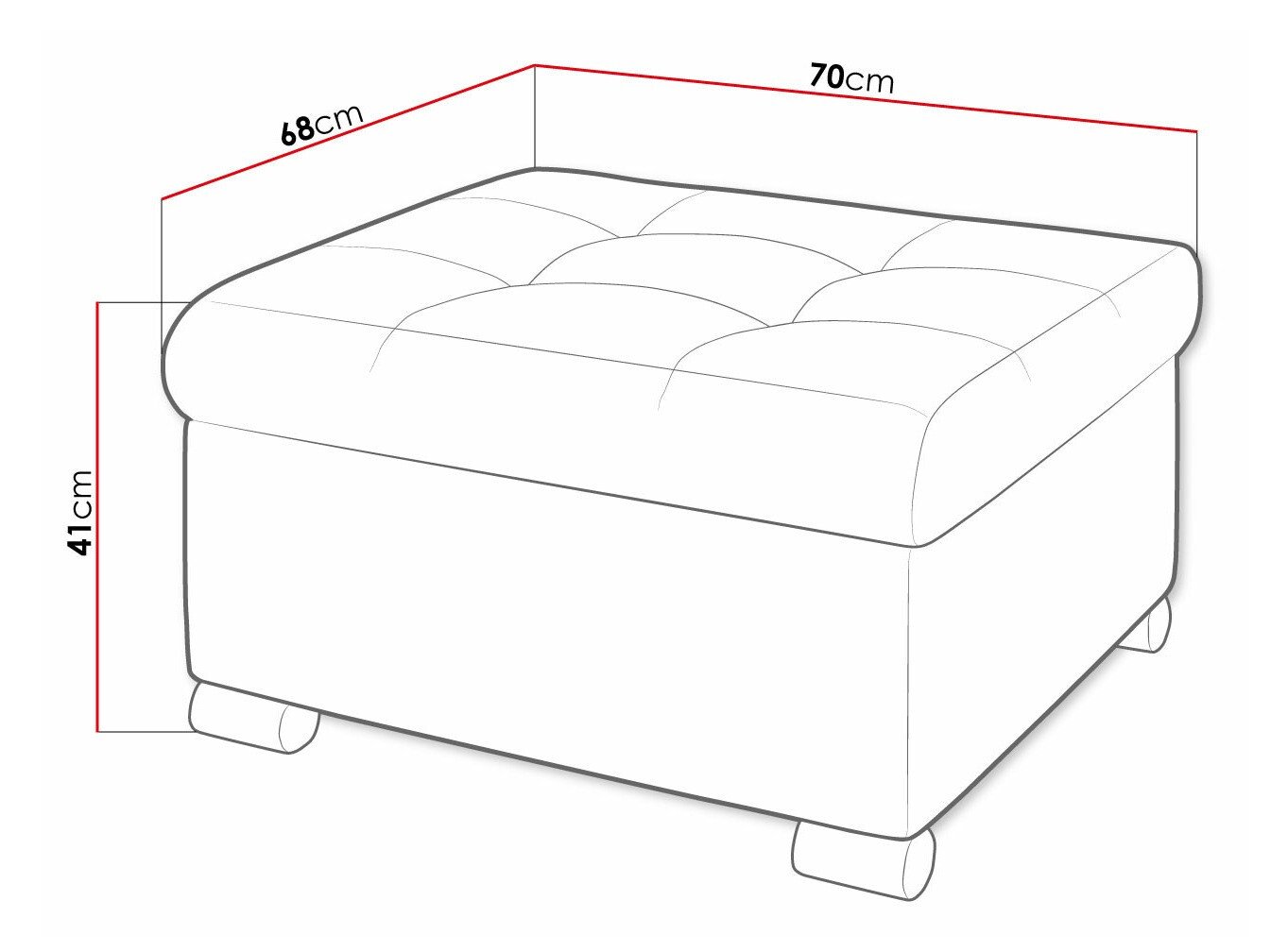 Pouf Comfivo Gemma (Poso 100)