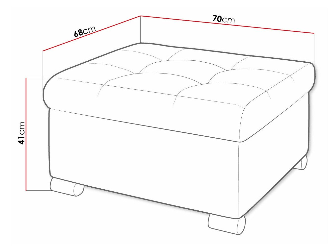 Pouf Comfivo Gemma (Poso 110)