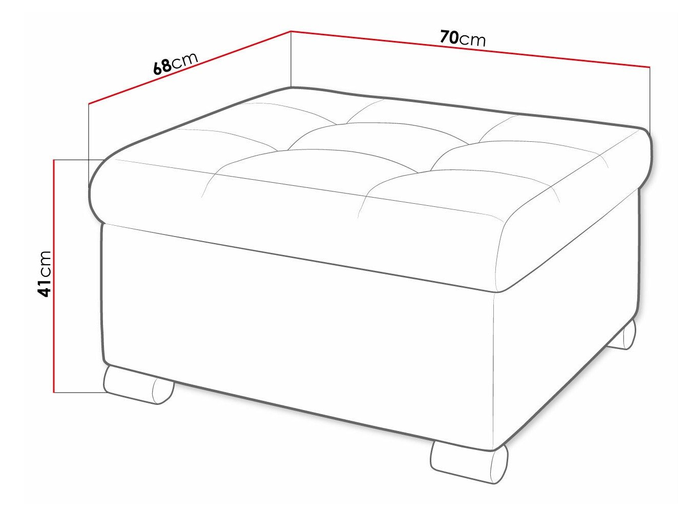 Pouf Comfivo Gemma (Poso 14)
