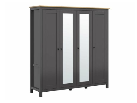 Armoire Sordoro 133 (Graphite + Chêne Artisan)