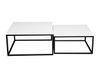 Ensemble tables basses Oswego 101 (Blanc + Noir)