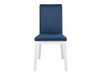 Chaise Boston 444 (Bleu foncé + Blanc)