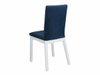 Chaise Boston 444 (Bleu foncé + Blanc)