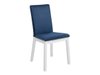 Chaise Boston 444 (Bleu foncé + Blanc)