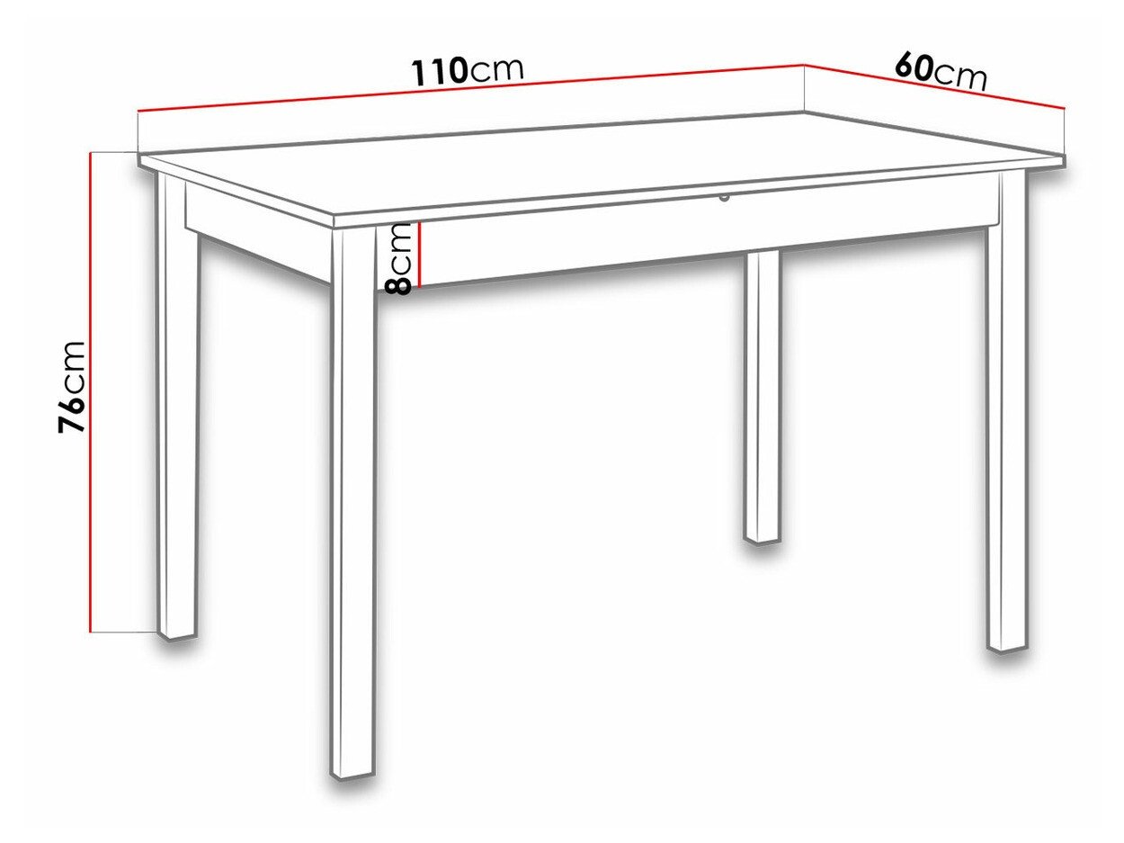 Table Victorville 116 (Noix)
