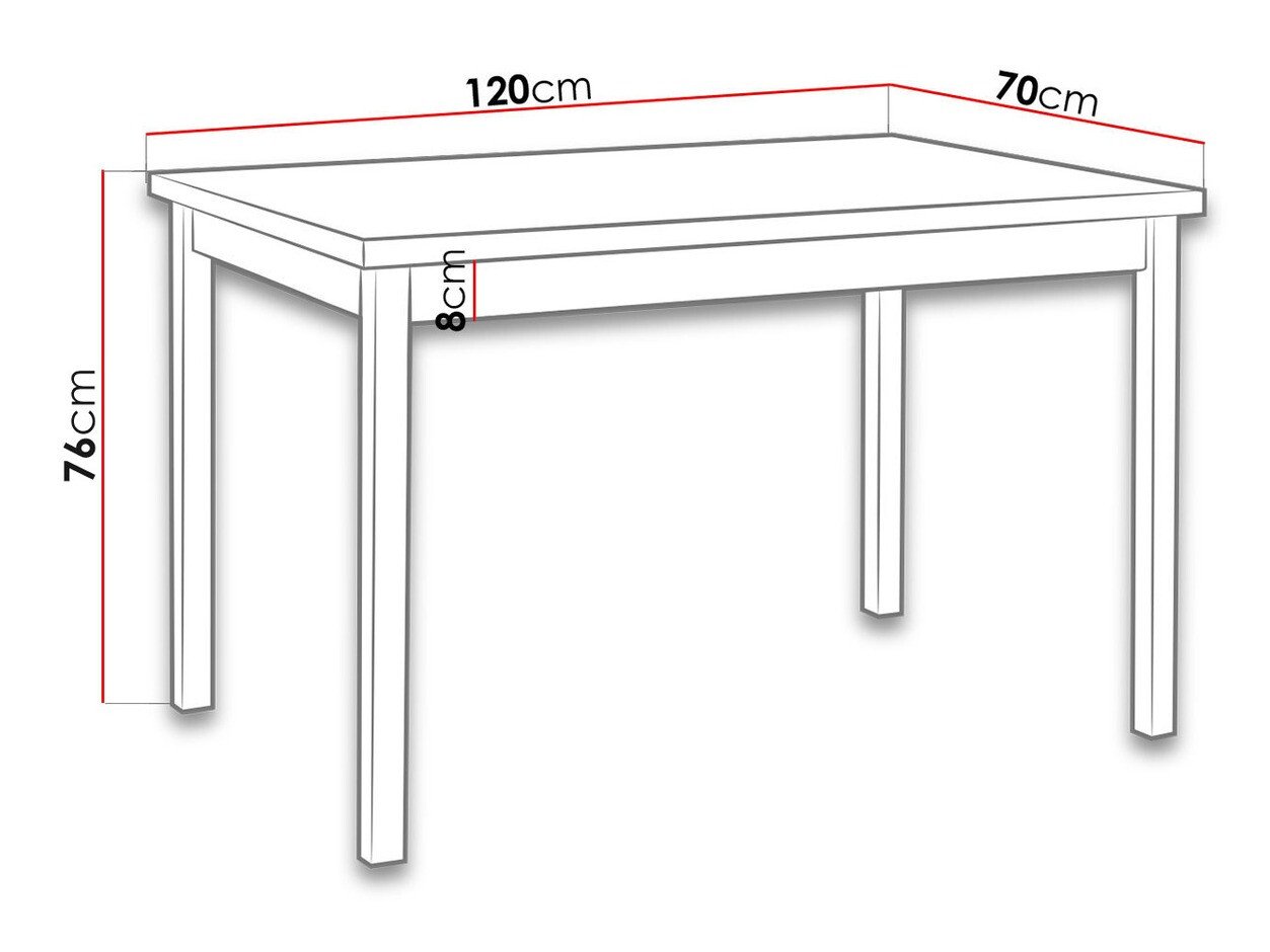 Table Victorville 119 (Noix)