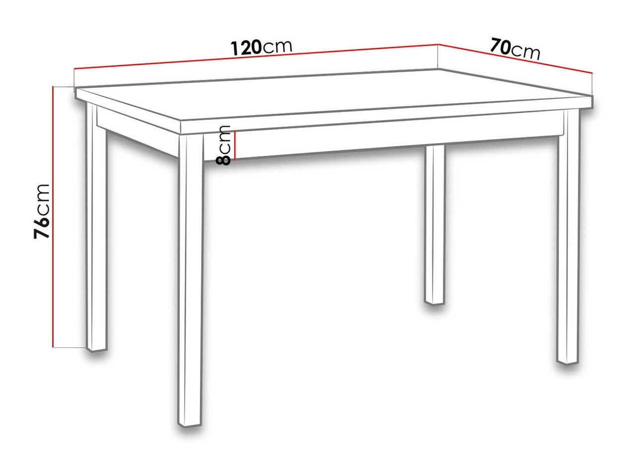 Table Victorville 119 (Sonoma chêne)