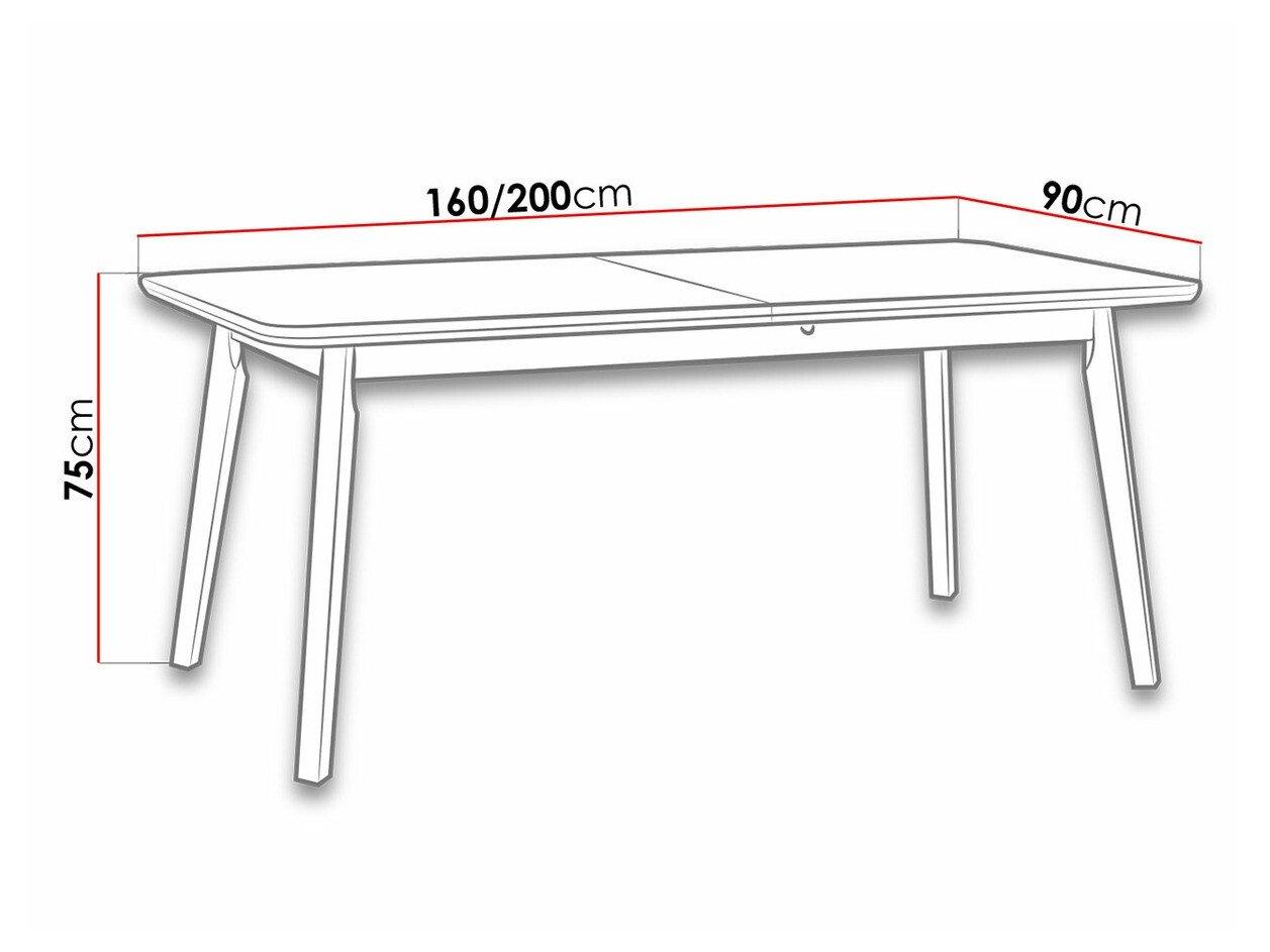 Table Victorville 185 (Blanc)