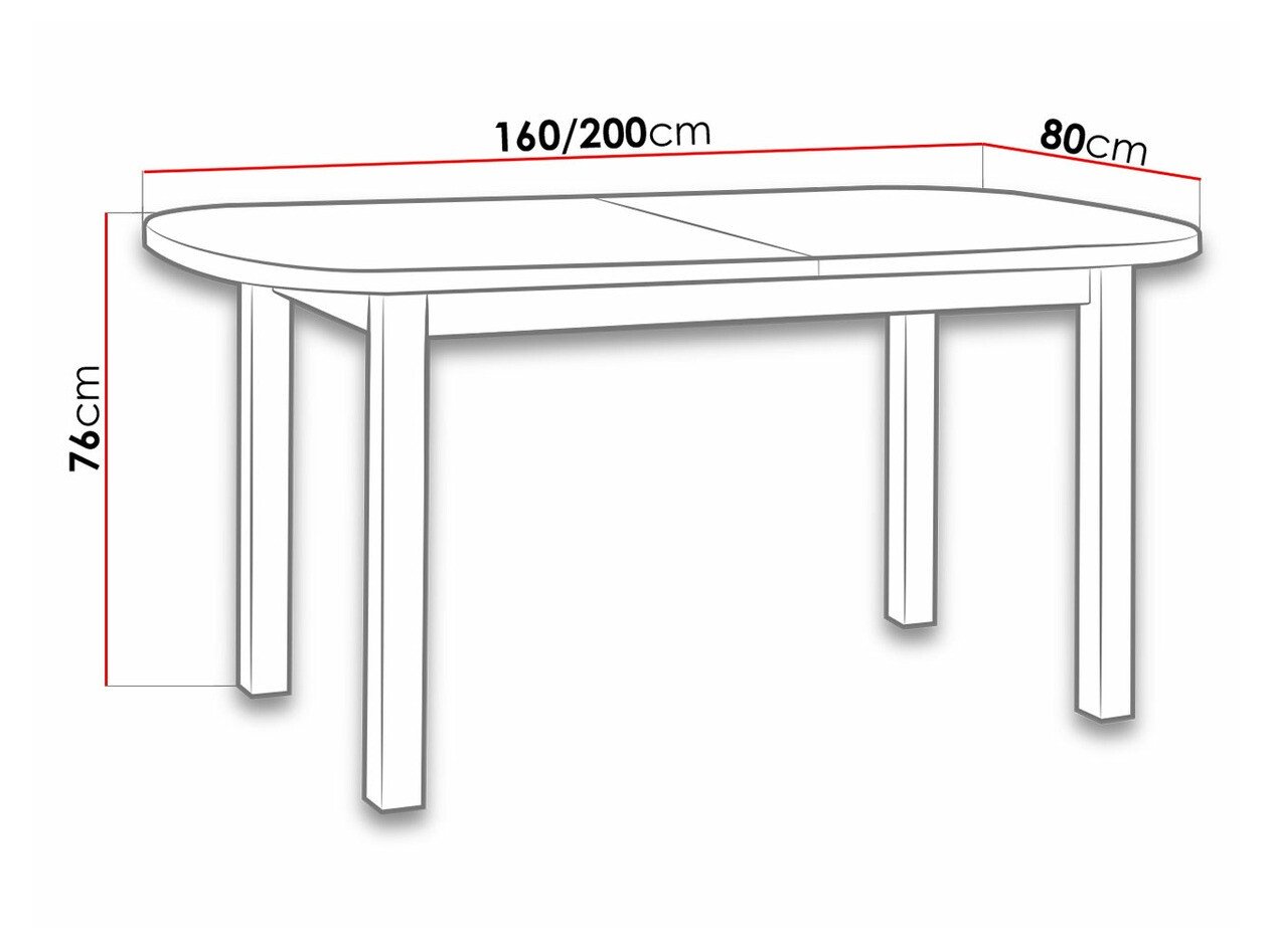Table Victorville 121 (Noix)
